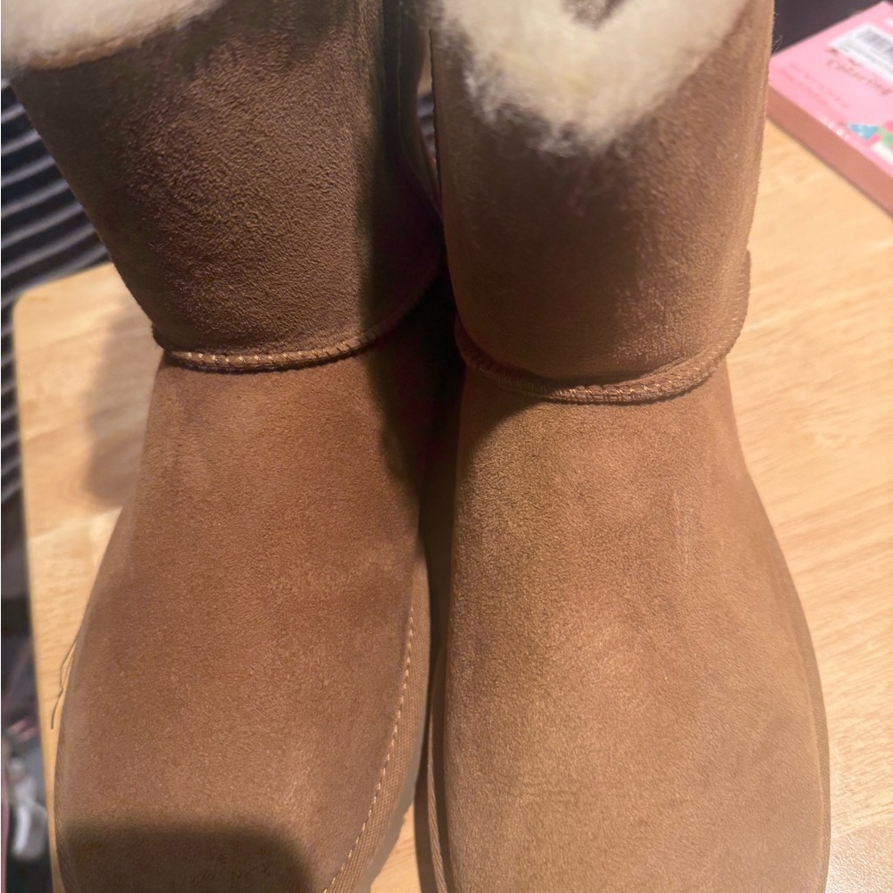 UGG Tan bow  Winter Boots